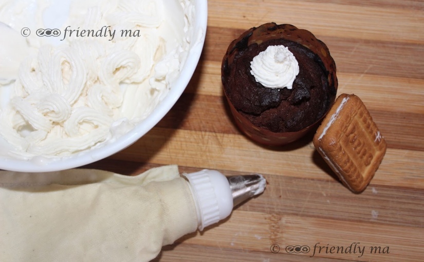 Homemade organic vanilla whipped cream